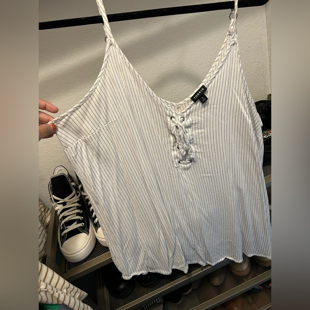 Torrid tank top blouse